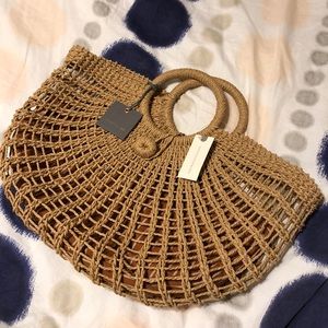 New with Tags Woven handbag from Anthropology